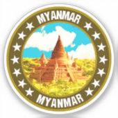 Myanmar Sticker (Voorkant)