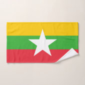 Myanmar-vlag Bad Handdoek (Handdoek)