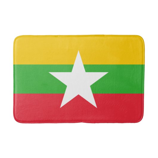 Myanmar-vlag Badmat (Voorkant)