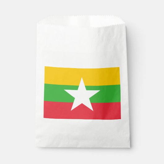 Myanmar-vlag Bedankzakje (Voorkant)