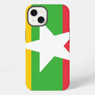 Myanmar-vlag iPhone 13 Hoesje