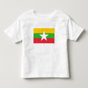 Myanmar-vlag Kinder Shirts