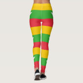Myanmar-vlag Leggings (Achterkant)