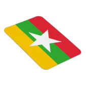 Myanmar-vlag Magneet (Rechterzijde)