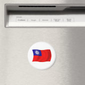 Myanmar Vlag Magneet (Insitu (Vaatwasser))