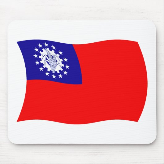 Myanmar Vlag Muismat (Voorkant)
