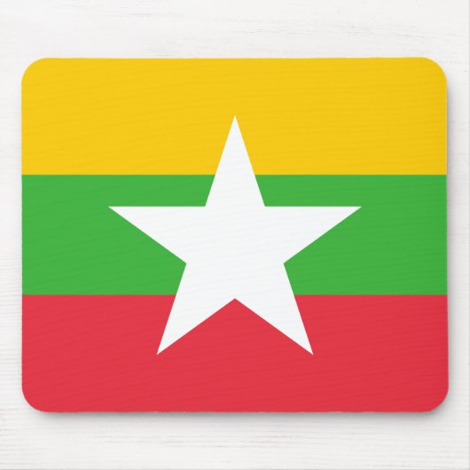 Myanmar-vlag Muismat (Voorkant)