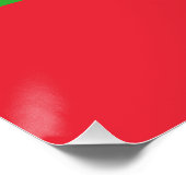 Myanmar-vlag Perfect Poster (Hoek)