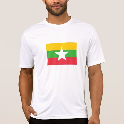 Myanmar-vlag T-shirt (Voorkant)