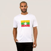 Myanmar-vlag T-shirt (Voorkant volledig)