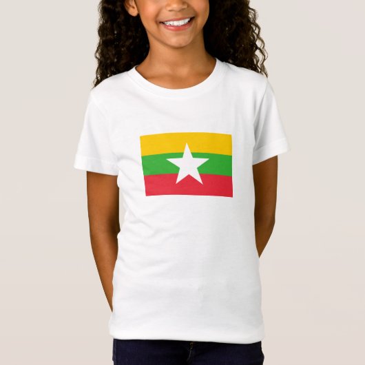 Myanmar-vlag T-shirt (Voorkant)
