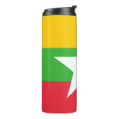 Myanmar-vlag Thermosbeker (Gedraaid links)