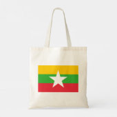 Myanmar-vlag Tote Bag (Achterkant)