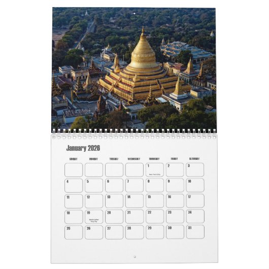 Myanmarese kalender (Jan 2026)