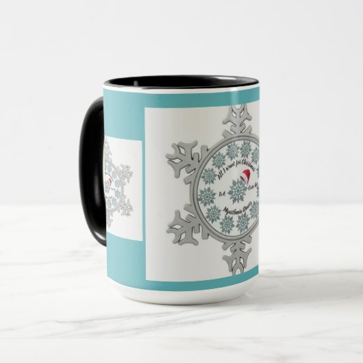 Myasthenia Gravis* Alles wat ik voor Kerstmis wil. Mok (Voorkant links)