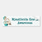 Myasthenia Gravis Awareness Bumpersticker (Voorkant)