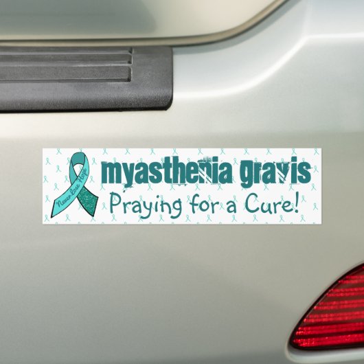 Myasthenia Gravis Awareness Bumpersticker (Op auto)