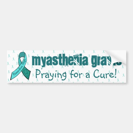 Myasthenia Gravis Awareness Bumpersticker (Voorkant)