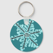 Myasthenia Gravis Awareness Button Sleutelhanger (Voorkant)