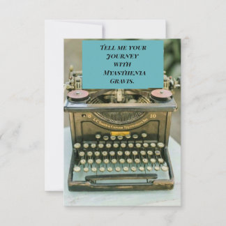 Myasthenia Gravis Awareness [D] Bedankkaart