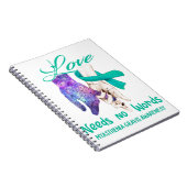 Myasthenia Gravis Awareness Love Needs No Words Notitieboek (Rechterzijde)