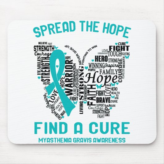 Myasthenia Gravis Awareness Month Ribbon Gifts Muismat (Voorkant)