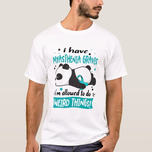 Myasthenia Gravis Awareness Month Ribbon Gifts T-shirt (Voorkant)
