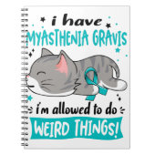 Myasthenia Gravis Awareness Ribbon Gifts Notitieboek (Voorkant)