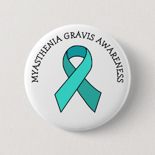 Myasthenia Gravis Awareness Ribbon Ronde Button 5,7 Cm