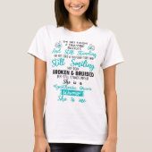 Myasthenia Gravis Awareness Ribbon Support Giften T-shirt (Voorkant)