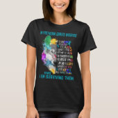 Myasthenia Gravis Awareness Ribbon Support Giften T-shirt (Voorkant)