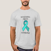 Myasthenia Gravis Awareness Ribbon T-shirt (Voorkant)