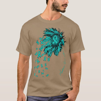 Myasthenia Gravis Awareness Zonnebloemenri T-shirt