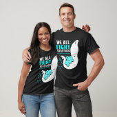 Myasthenia Gravis Bewustheid We vechten allemaal s T-shirt (Unisex)