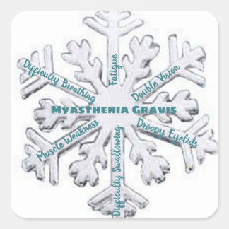 Myasthenia Gravis Bewustmakingsset van 20 Stickers