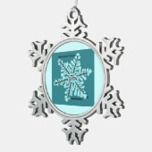 Myasthenia Gravis Blauwgroen bewustzijn Ornament (Rechts)