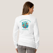 Myasthenia gravis Blauwgroen bewustzijnslint T-shirt (Achterkant volledig)