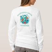 Myasthenia gravis Blauwgroen bewustzijnslint T-shirt (Achterkant)