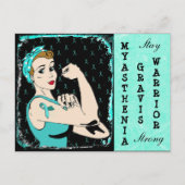 Myasthenia gravis-Briefkaart Briefkaart (Voorkant)