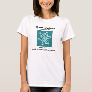 Myasthenia Gravis de Snowflake ziekte - T-shirt