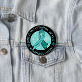 Myasthenia Gravis die bidt voor een kuur Ronde Button 7,6 Cm (In situ)