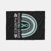 Myasthenia Gravis Fleece Deken (Voorkant (Horizontaal))