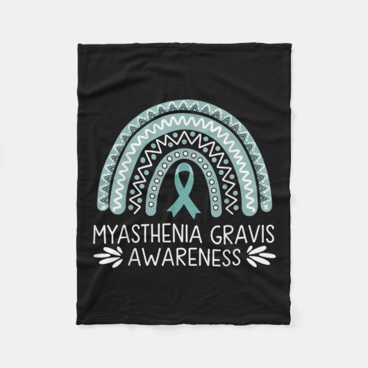Myasthenia Gravis Fleece Deken (Voorkant)