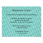 Myasthenia Gravis Foto Afdruk (Voorkant)