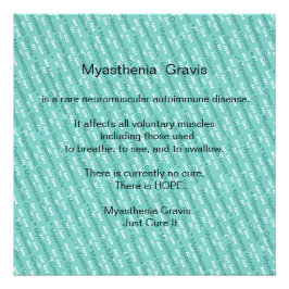 Myasthenia Gravis Foto Afdruk