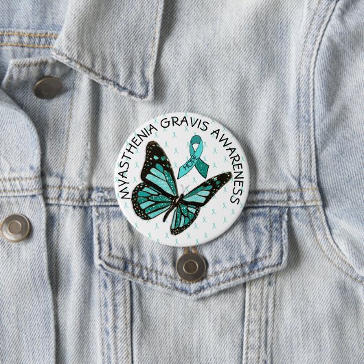 Myasthenia Gravis Hope Button Butterfly (In situ)