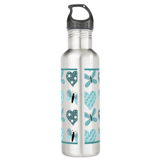 Myasthenia Gravis Hope, Courage, Sterkte Waterfles (Achterkant)