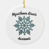 Myasthenia Gravis Keramisch Ornament (Achterkant)