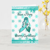 Myasthenia Gravis Kerstkaart Kaart (Gele Bloem)