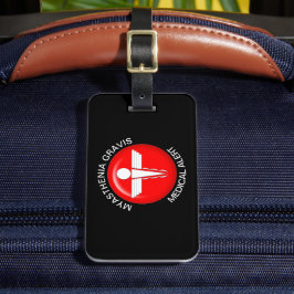 MYASTHENIA GRAVIS Medisch alarm Bagagelabel